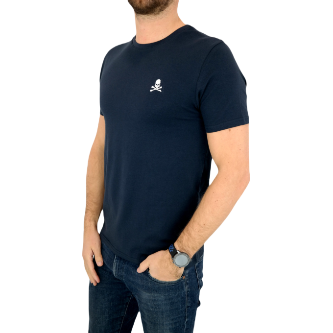 PHILIPP PLEIN T-shirt męski granatowy | Grishop | Koszulki