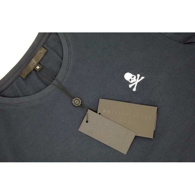 PHILIPP PLEIN T-shirt męski granatowy | Grishop | Koszulki