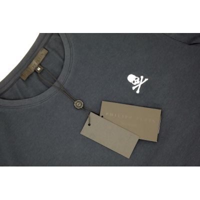 PHILIPP PLEIN T-shirt męski granatowy | Grishop | Koszulki
