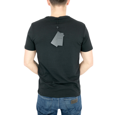PHILIPP PLEIN T-shirt męski w serek, czarny | Sklep GriShop.eu | Koszulki