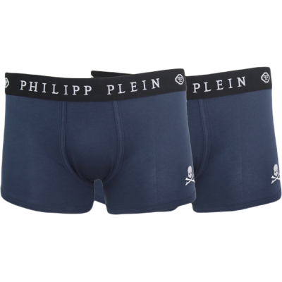 PHILIPP PLEIN Bokserki męskie dopasowane, granatowe UUPB01 | Sklep GriShop.eu | Galanteria i dodatki