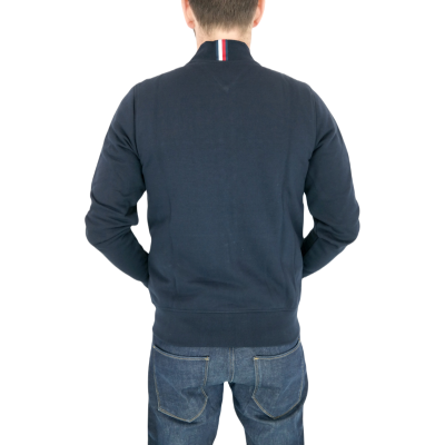 TOMMY HILFIGER Bluza męska BLTH27 granatowa, bomberka | Grishop | Bluzy