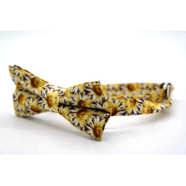 GIOVANNI PERA elegancka mucha muszka kolorowa kwiatki żółta | Sklep GriShop.eu | Galanteria i dodatki 2