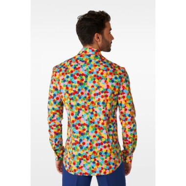 OPPOSUITS Koszula męska kolorowa, konfetti, imprezowa, sceniczna