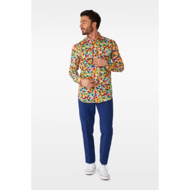 OPPOSUITS Koszula męska kolorowa, konfetti, imprezowa, sceniczna