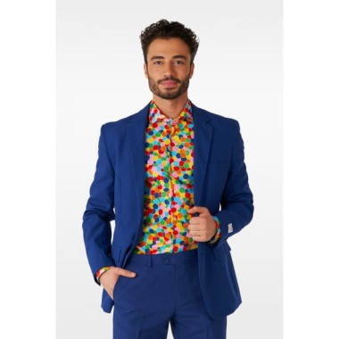 OPPOSUITS Koszula męska kolorowa, konfetti, imprezowa, sceniczna