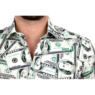 OPPOSUITS Koszula męska dolary, Cashanova | Sklep GriShop.eu | Koszule