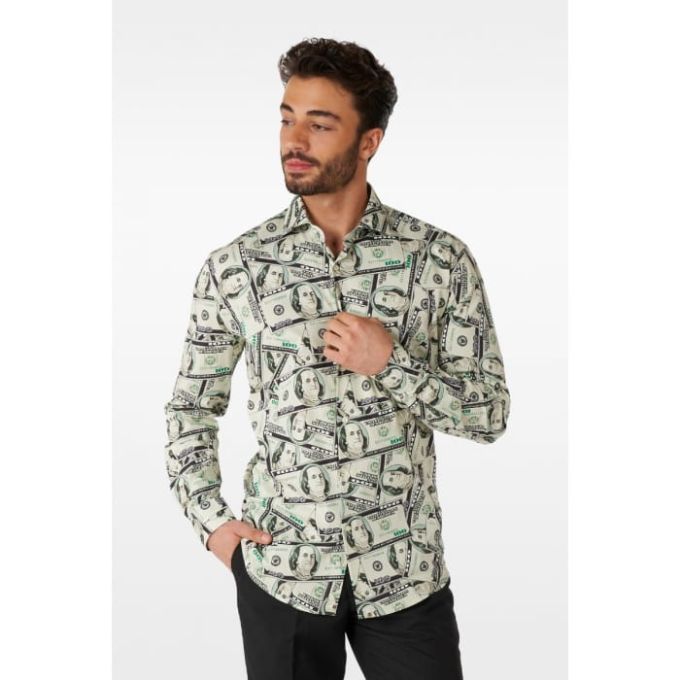 OPPOSUITS Koszula męska dolary, Cashanova | Sklep GriShop.eu | Koszule