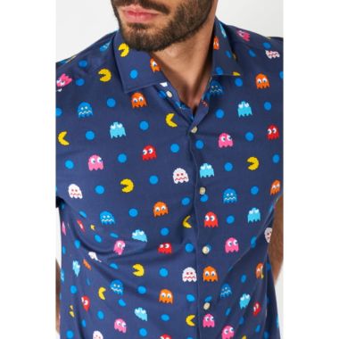 OPPOSUITS Koszula męska PAC-MAN kolorowa, granatowa | Sklep GriShop.eu | Koszule 2