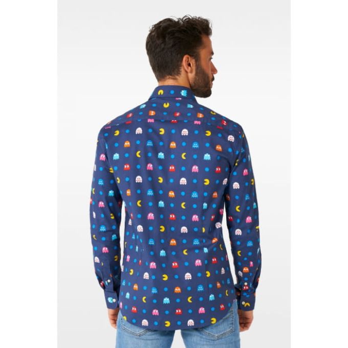 OPPOSUITS Koszula męska PAC-MAN kolorowa, granatowa | Sklep GriShop.eu | Koszule