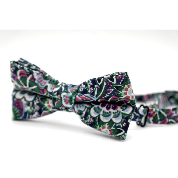 GIOVANNI PERA elegancka mucha muszka kolorowa kwiatki | Sklep GriShop.eu | Muszki