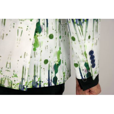 MARCO MILANO Marynarka męska M07 kolorowa farba zielona niebieska, biała | Sklep GriShop.eu | Marynarki