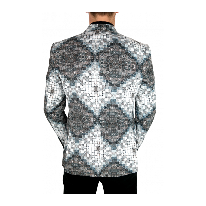 MARCO MILANO Marynarka męska M03 kolorowa mozaika, kafelki | Sklep GriShop.eu | Marynarki