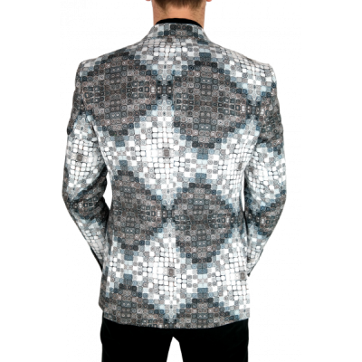 MARCO MILANO Marynarka męska M03 kolorowa mozaika, kafelki | Sklep GriShop.eu | Marynarki