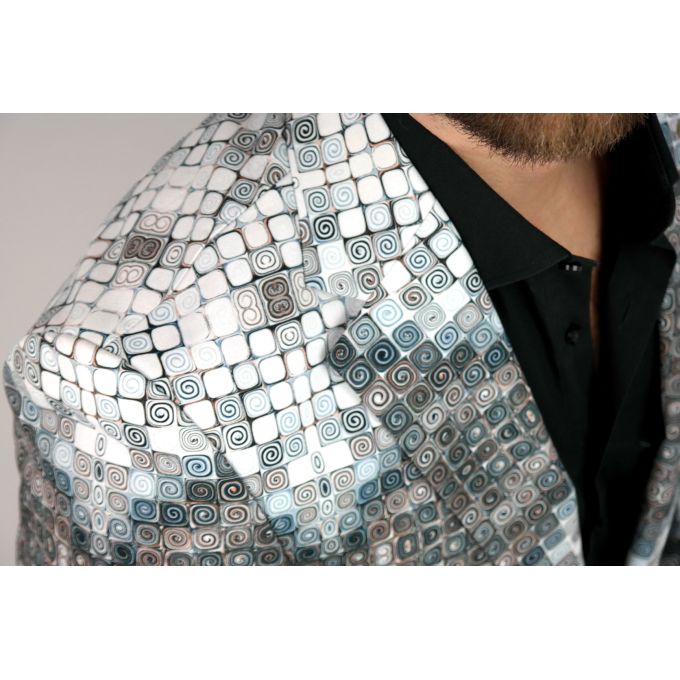 MARCO MILANO Marynarka męska M03 kolorowa mozaika, kafelki | Sklep GriShop.eu | Marynarki