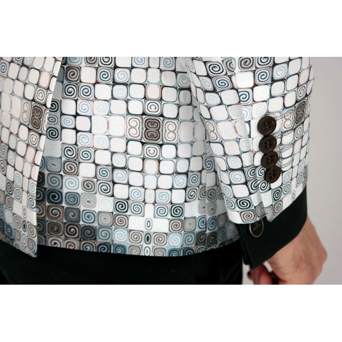 MARCO MILANO Marynarka męska M03 kolorowa mozaika, kafelki | Sklep GriShop.eu | Marynarki