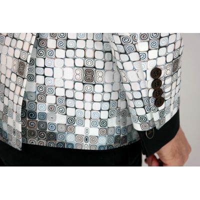 MARCO MILANO Marynarka męska M03 kolorowa mozaika, kafelki | Sklep GriShop.eu | Marynarki