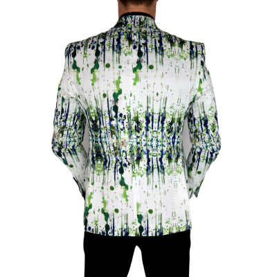 MARCO MILANO Marynarka męska M07 kolorowa farba zielona niebieska, biała | Sklep GriShop.eu | Marynarki