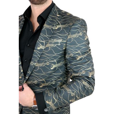 GIOVANNI PERA Marynarka męska D802 muzyczna, grafitowa, imprezowa, gitary, casual | Sklep GriShop.eu | Strona główna