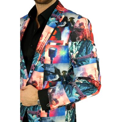 GIOVANNI PERA Marynarka męska D807 imprezowa, casual, kolorowa, zdjęcia, muzyczna | Sklep GriShop.eu | Strona główna