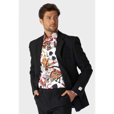 OPPOSUITS Koszula męska King of Clubs O22 kolorowa, karty do gry, poker | Sklep GriShop.eu | Koszule