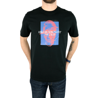 DIESEL T-shirt męski TDSL38 czarny z nadrukiem | Sklep GriShop.eu | Strona główna 2