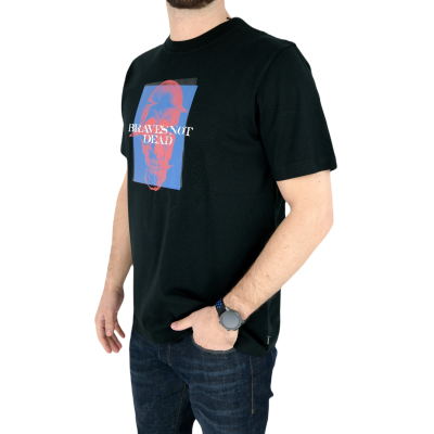 DIESEL T-shirt męski TDSL38 czarny z nadrukiem | Sklep GriShop.eu | Strona główna