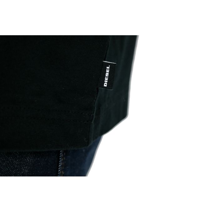 DIESEL T-shirt męski TDSL38 czarny z nadrukiem | Sklep GriShop.eu | Strona główna