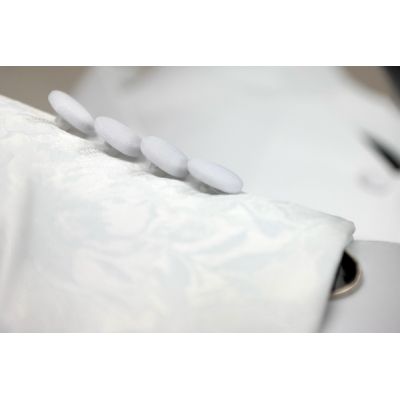 Garnitur męski z kamizelką i krawatem kwiaty róże biały, elegancki Pan Młody i nie tylko, ślubny | Sklep GriShop.eu | Garnitury