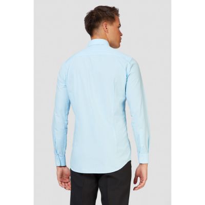 OPPOSUITS Koszula męska gładka niebieska | Sklep GriShop.eu | Koszule