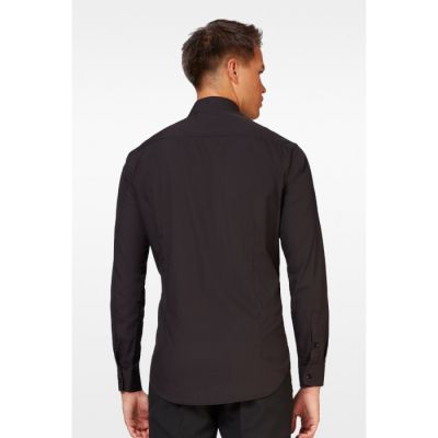 OPPOSUITS Koszula męska gładka czarna | Sklep GriShop.eu | Koszule
