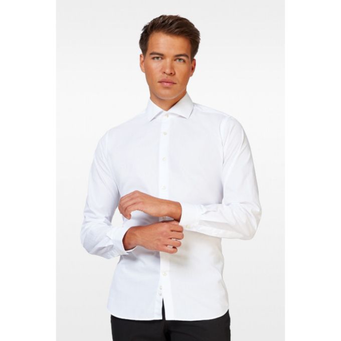 OPPOSUITS Koszula męska gładka biała | Sklep GriShop.eu | Koszule