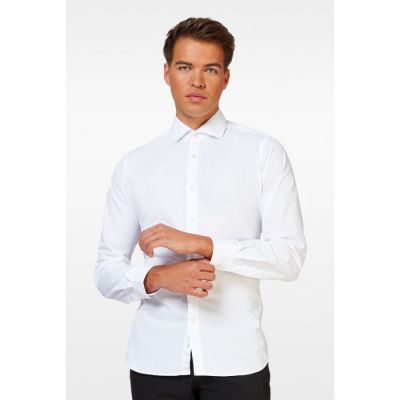 OPPOSUITS Koszula męska gładka biała | Sklep GriShop.eu | Koszule