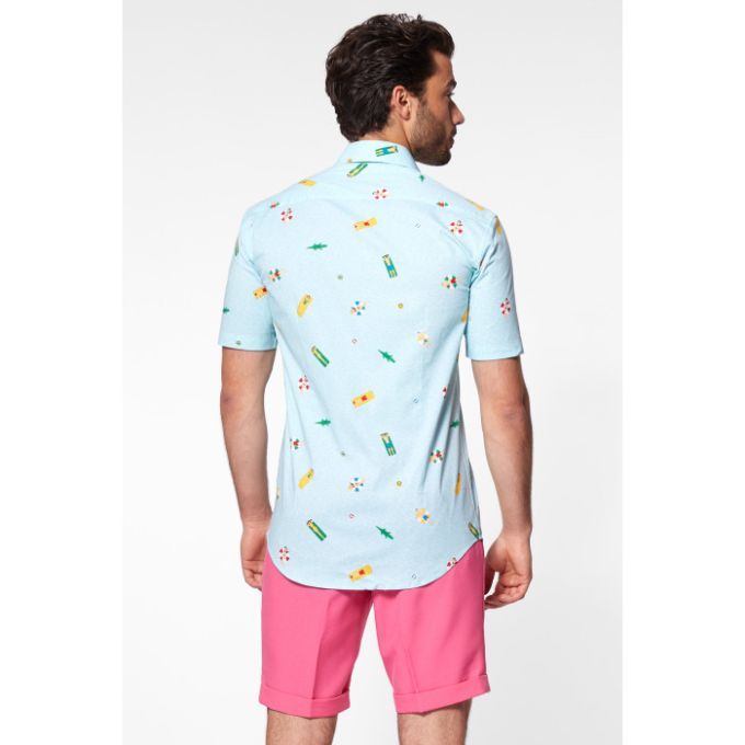 OPPOSUITS Koszula męska krótki rękaw, kolorowa plaża wakacje | Sklep GriShop.eu | Koszule