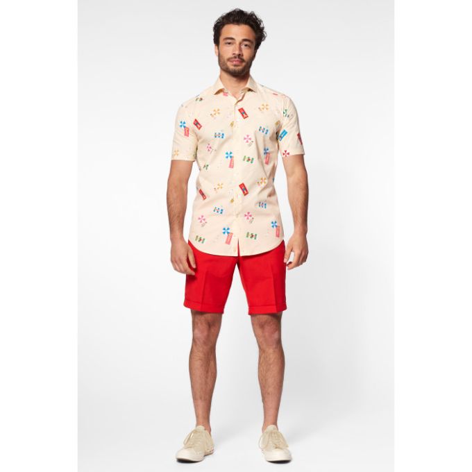 OPPOSUITS Koszula męska krótki rękaw, kolorowa plaża wakacje BEACH LIFE | Sklep GriShop.eu | Koszule