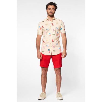OPPOSUITS Koszula męska krótki rękaw, kolorowa plaża wakacje BEACH LIFE | Sklep GriShop.eu | Koszule