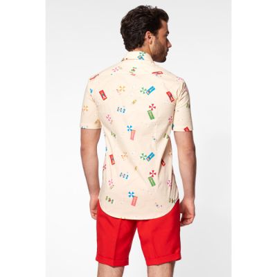 OPPOSUITS Koszula męska krótki rękaw, kolorowa plaża wakacje BEACH LIFE | Sklep GriShop.eu | Koszule