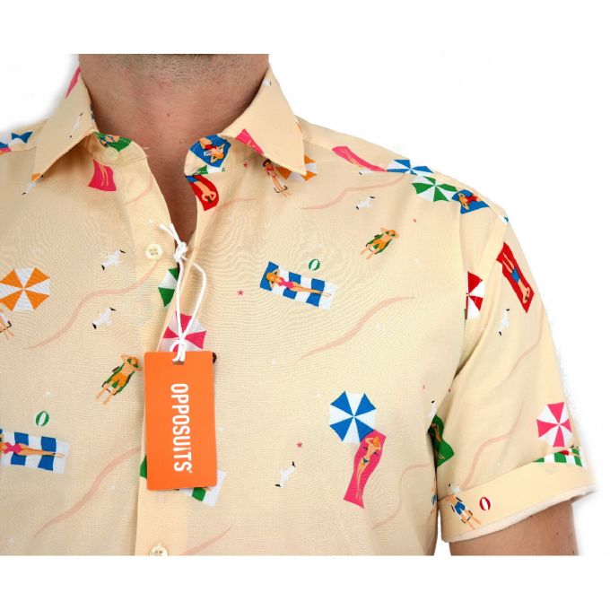 OPPOSUITS Koszula męska krótki rękaw, kolorowa plaża wakacje BEACH LIFE | Sklep GriShop.eu | Koszule