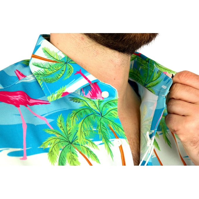 OPPOSUITS Koszula męska kolorowa w FLAMINGI, palmy | Sklep GriShop.eu | Koszule
