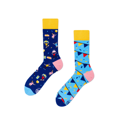 MANY MORNINGS skarpetki wesołe kolorowe imprezowe, urodzinowe | Sklep GriShop.eu | Galanteria i dodatki