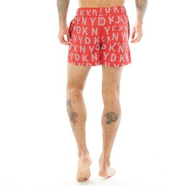 DKNY Spodenki, Szorty kąpielowe męskie czerwone, logo | Sklep GriShop.eu | Spodnie 2