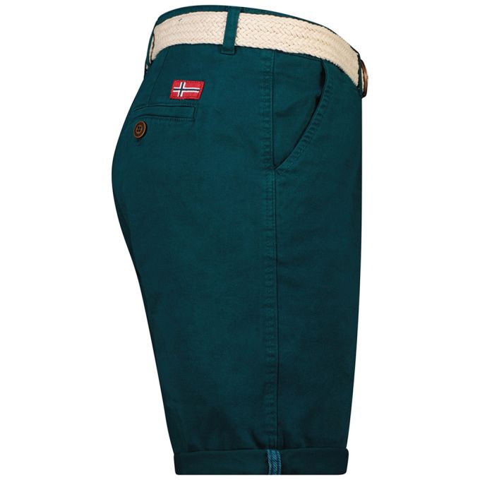 GEONORWAY Spodenki męskie zielone SGN5 chinosy | Sklep GriShop.eu | Spodnie