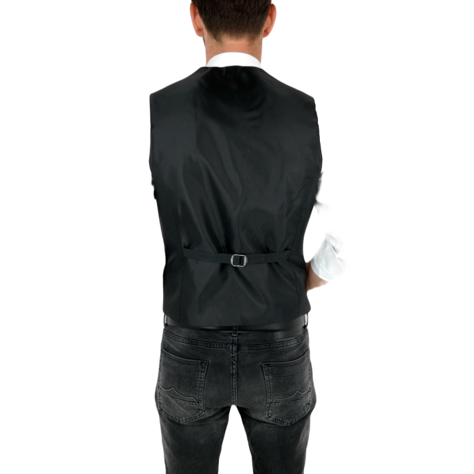 GIOVANNI PERA bezrękawnik, kamizelka męska czarna złota, kwadraciki ekskluzywna D42 imprezowa, sceniczna, połysk, blask | Sklep 