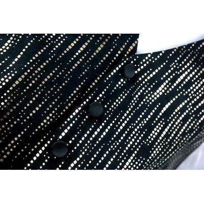 GIOVANNI PERA bezrękawnik, kamizelka męska czarna złota, kwadraciki ekskluzywna D42 imprezowa, sceniczna, połysk, blask | Sklep 