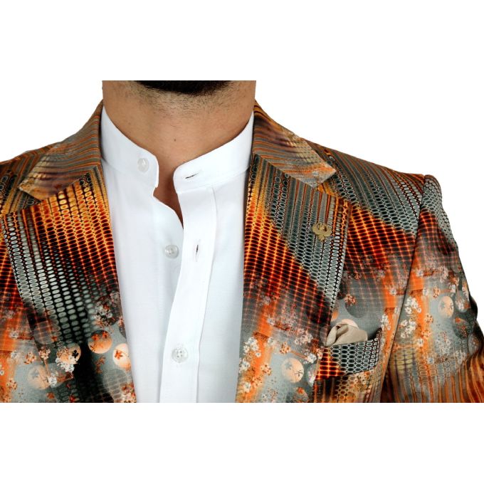 MARCO MILANO Marynarka męska C01 retro, kolorowa, efektowna, casual | Sklep GriShop.eu | Marynarki