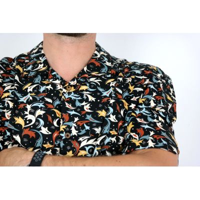 BEN SHERMAN Koszula męska, krótki rękaw KBS1 kolorowa | Sklep GriShop.eu | Koszule