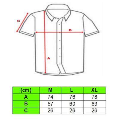 BEN SHERMAN Koszula męska, krótki rękaw KBS1 kolorowa | Sklep GriShop.eu | Koszule
