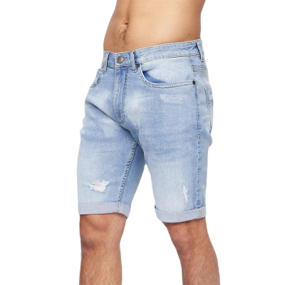 CROSSHATCH Spodenki męskie jeansy, niebieskie SKCS1 | Sklep GriShop.eu | Krótkie spodenki