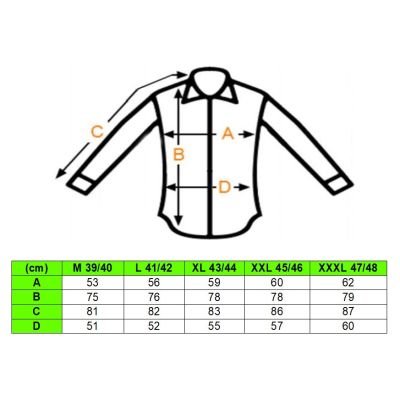 U.S. GRAND POLO Koszula męska KG5 biała, stójka, LEN | Sklep GriShop.eu | Koszule