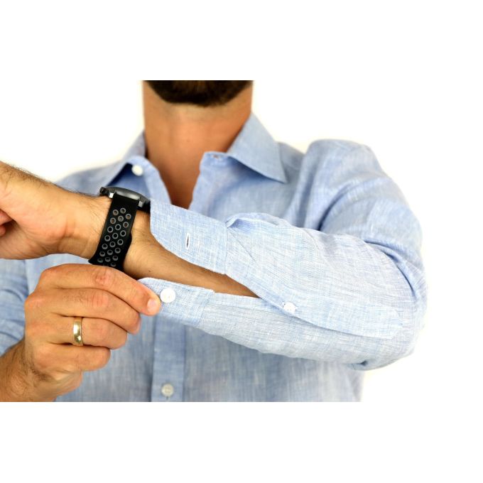 NORTH SAILS Koszula męska KNS2 niebieska, LEN | Sklep GriShop.eu | Koszule